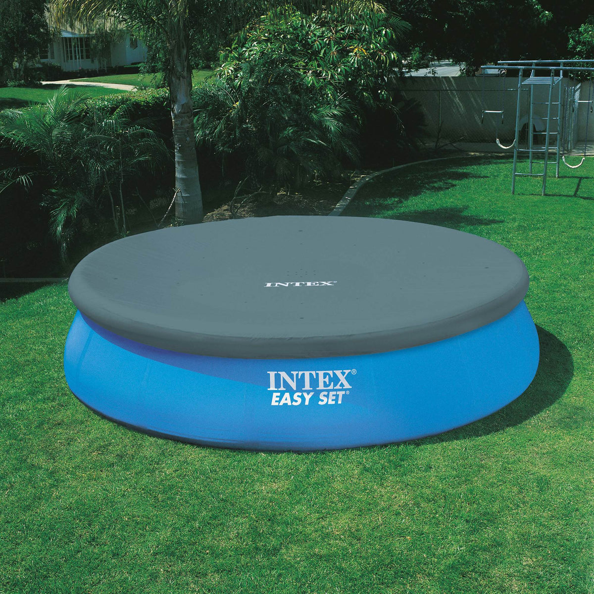 Intex 15 Feet x 36 Inches Easy Set Pool Set with Ladder and Pump (Open Box)