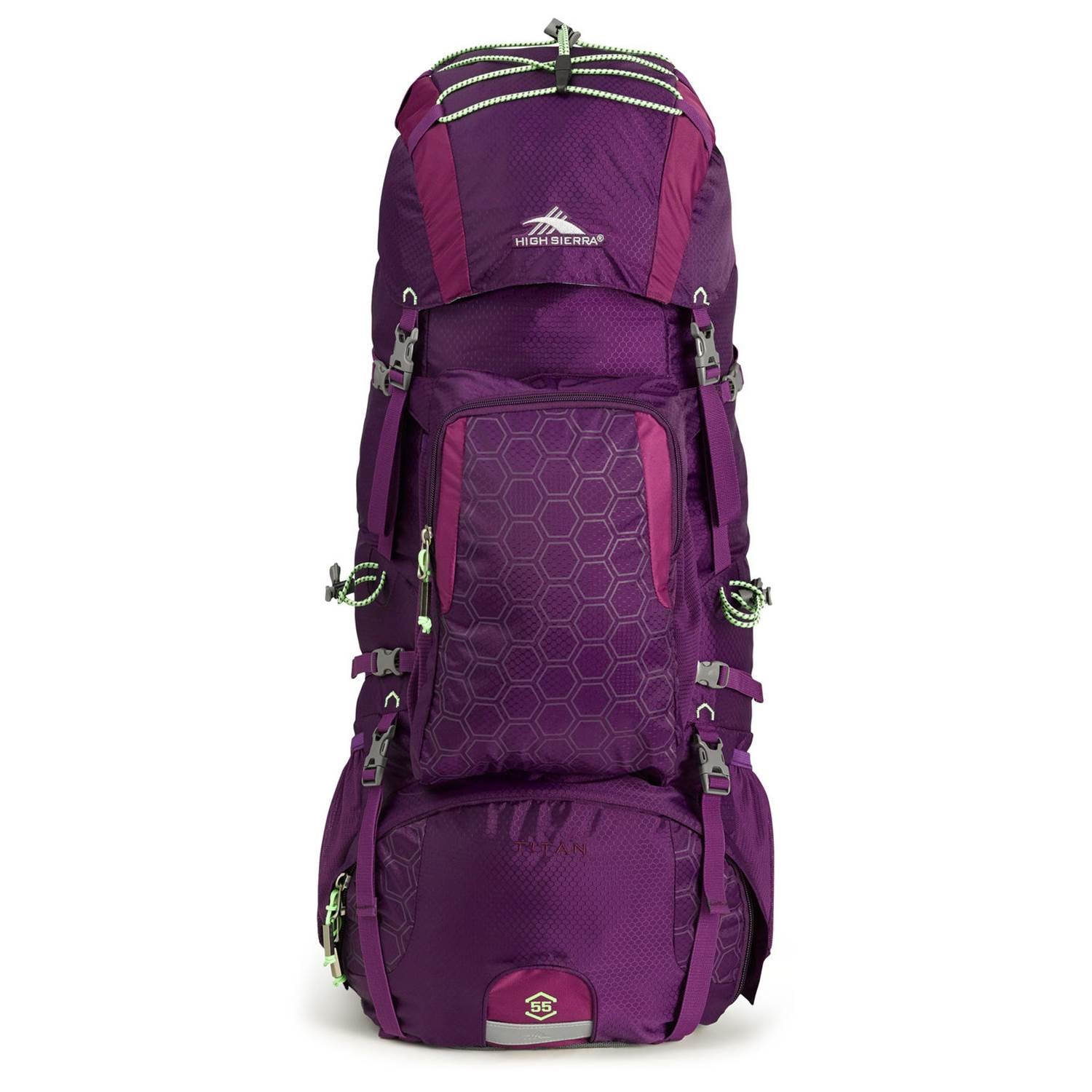 High Sierra Tech 2 Series Titan 55 Women's Frame Pack | Eggplant (Open Box)