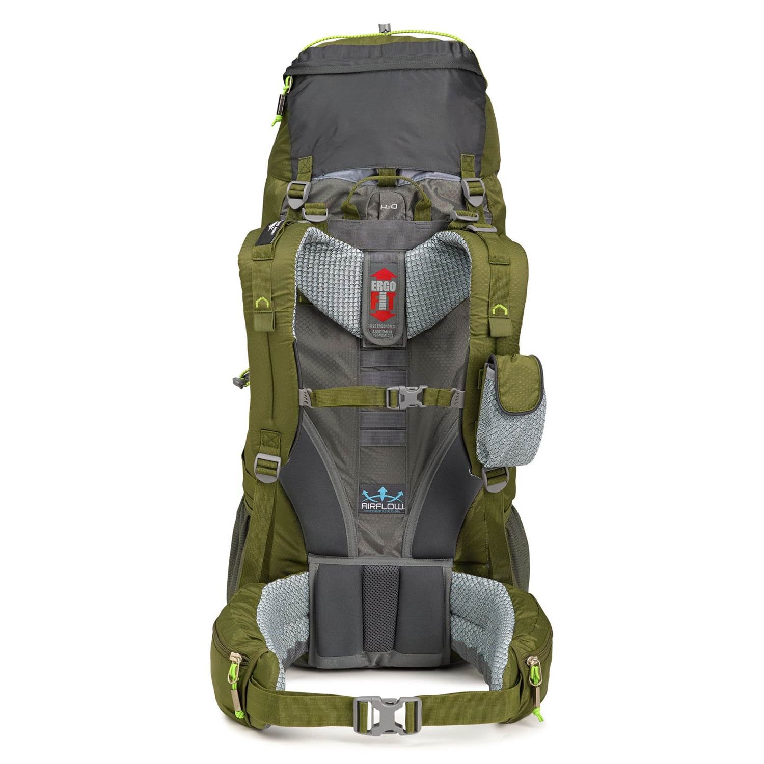 High Sierra Tech 2 Series Titan 55 Frame Pack, Moss/ Mercury (Open Box)