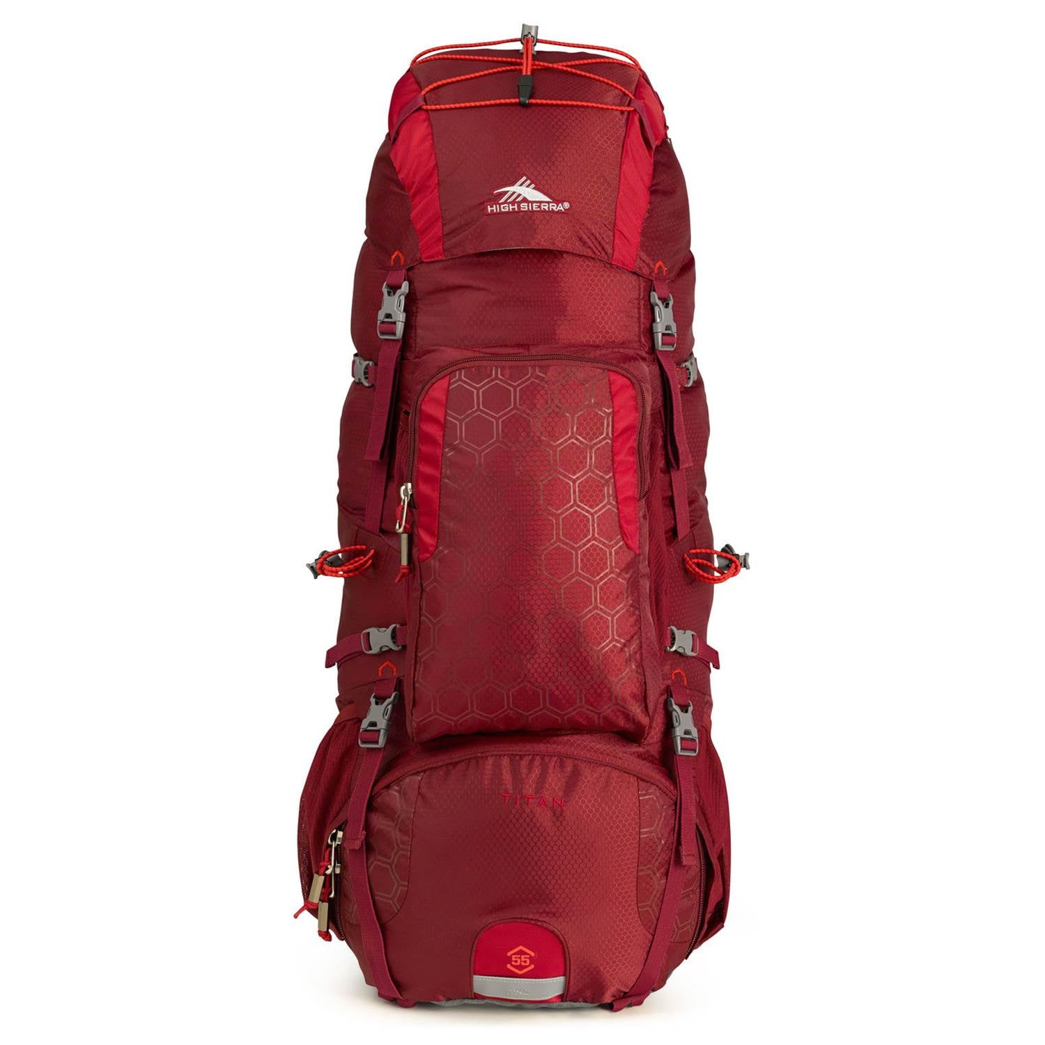 High Sierra Tech 2 Series Titan 55 Frame Pack, Brick/ Carmine (Used)