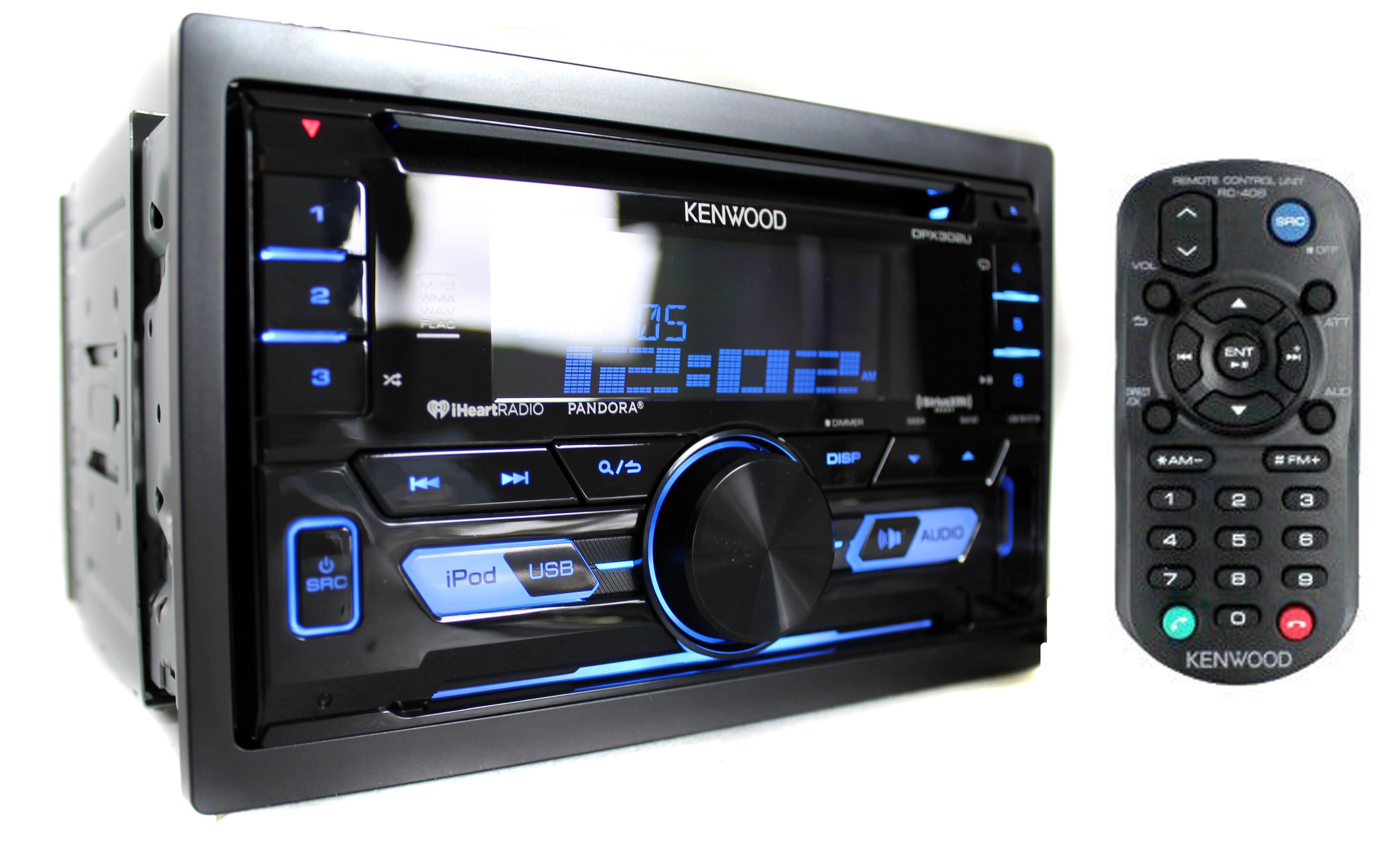 Kenwood Double Din CD Player USB/AUX Car Audio Stereo Radio Receiver (Open Box)