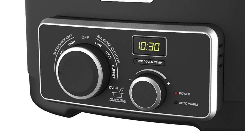 Ninja MC900 Multi Cooker 4-in-1 Digital Cooking System, 6 Quart S/S (Damaged)