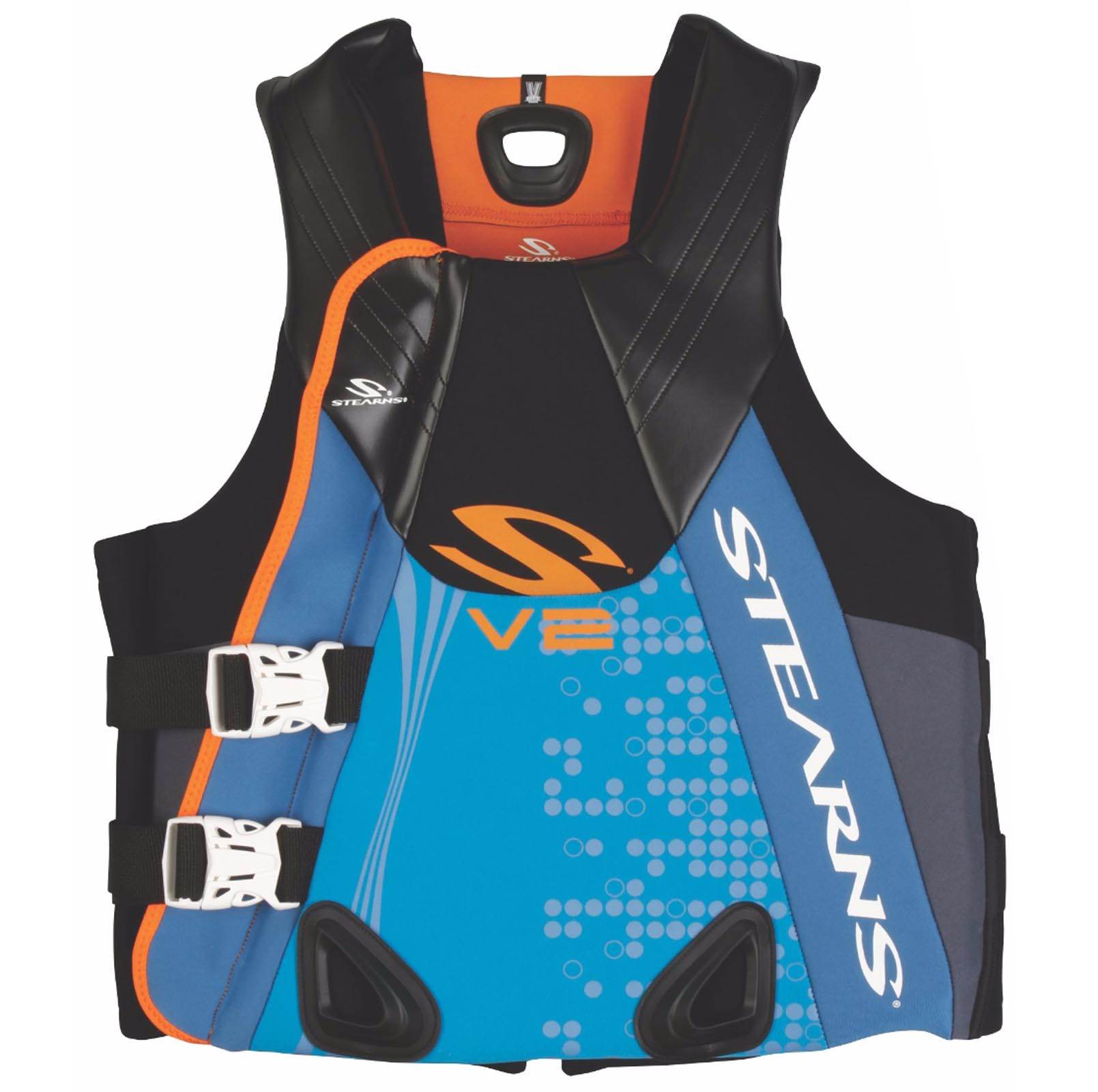 2) Coleman Stearns Men's V2 Series Neoprene V-Flex Life Jacket Vests | Large