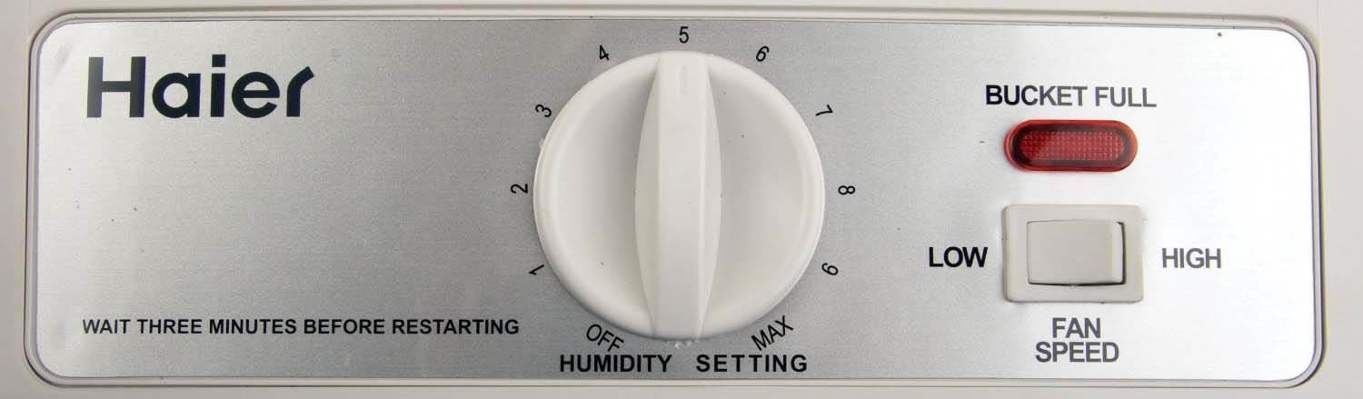 Haier 2-Speed Portable 32-Pint Mechanical Air Dehumidifier with Drain (Used)