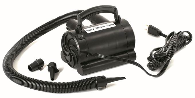 Swimline Inflatable YOLO Raft Float + Electric Air Pump Inflator | 90631+9095