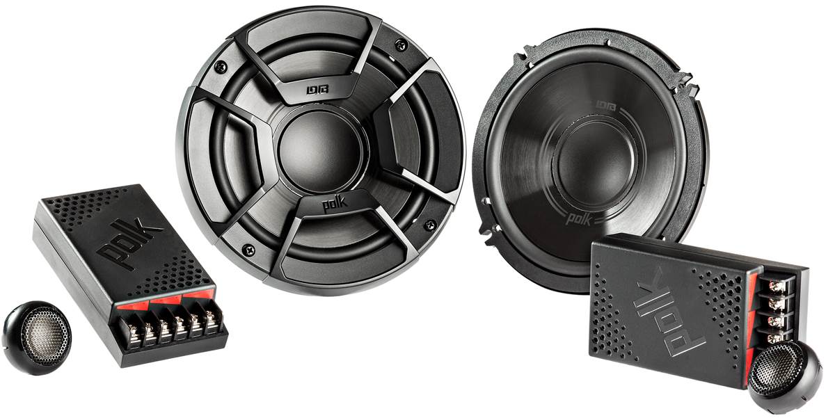 2) Polk Audio DB6502 6.5" 300W 2 Way Car/Marine ATV Stereo Component Speakers