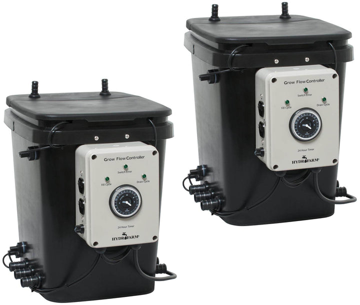 Active Aqua (2) Hydrofarm Grow Flow Ebb & Gro Controller Units w/2 Pumps| GFO7CB - VMInnovations