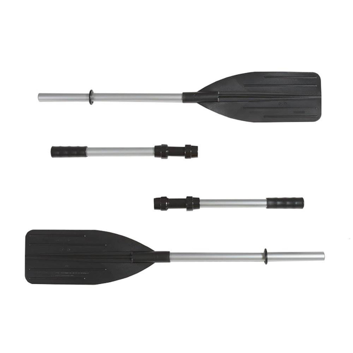 Intex Excursion Inflatable Fishing Boat Set w/ 2 Oars Air Pump & Bag (For Parts)