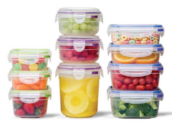 Sterilite Ultra-Seal Plastic Food Storage 20 Piece Stacking Set (Open Box)