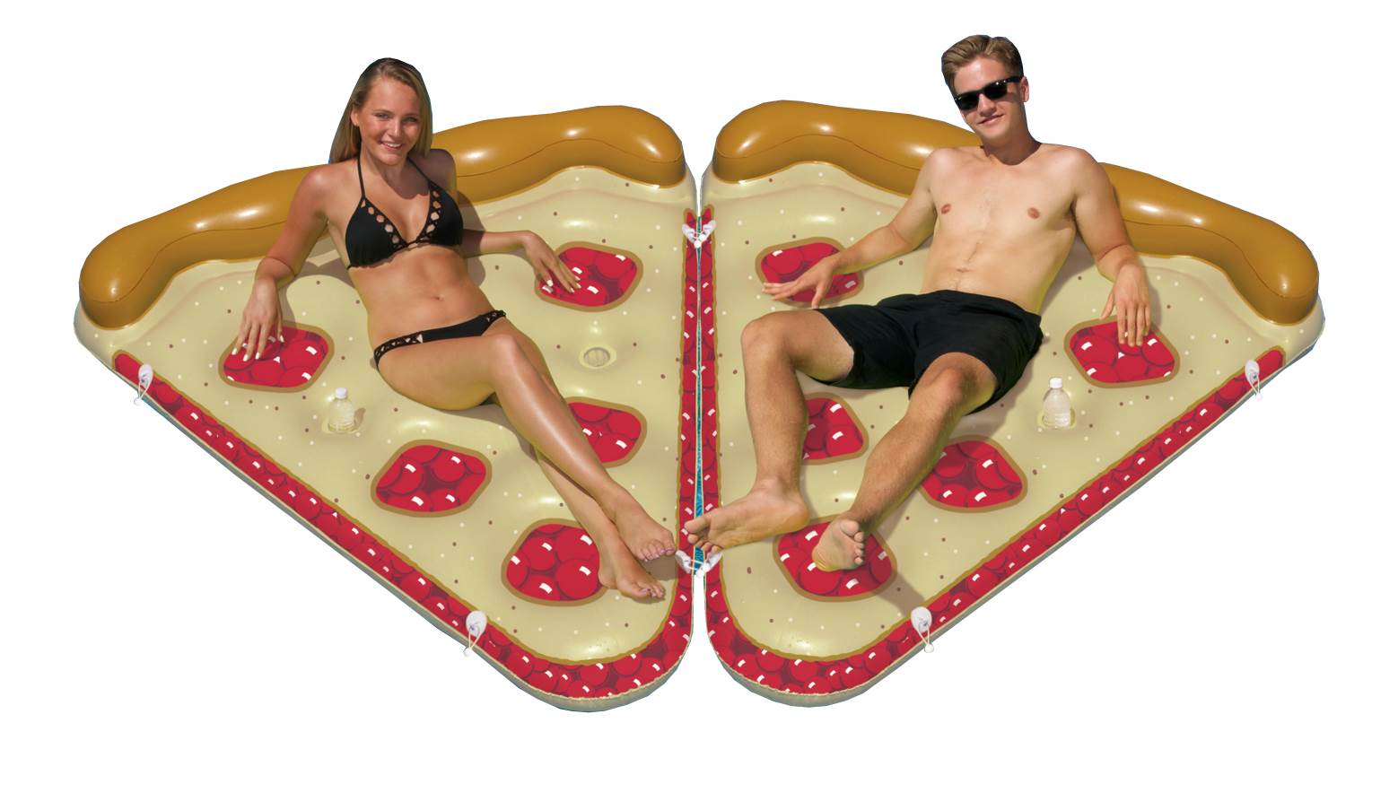 Swimline Inflatable Cherry Pie Slice Fun Pool Float Rafts (2 Pack)