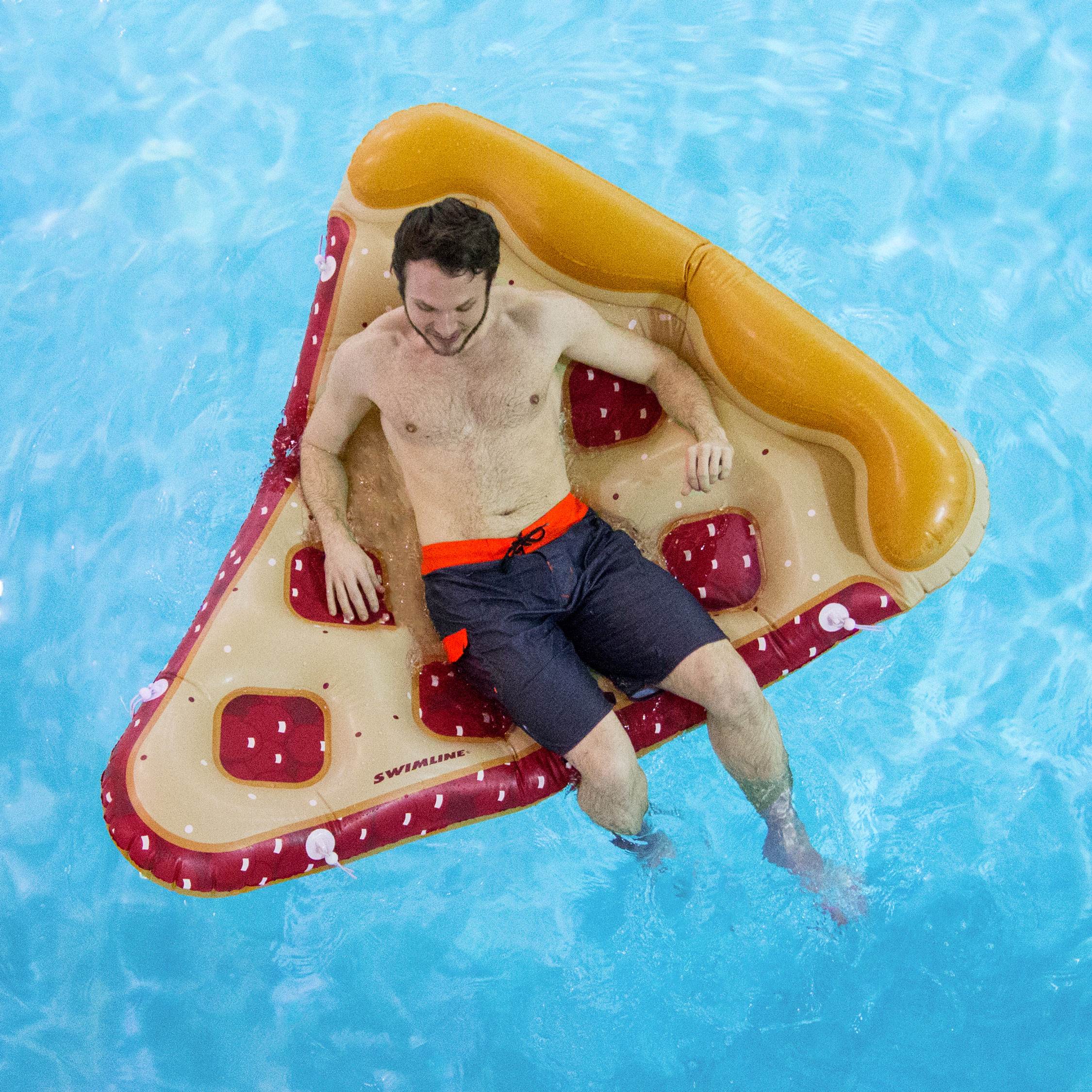 Swimline Inflatable Cherry Pie Slice Fun Pool Float Rafts (2 Pack)