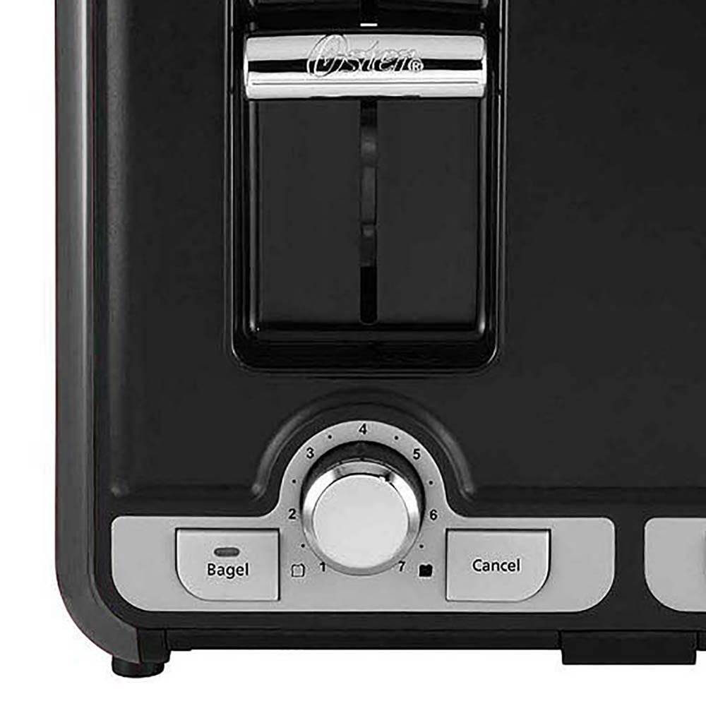 Oster Jelly Bean 4-Slice Toaster with Extra Wide Slots | Gray (Open Box)