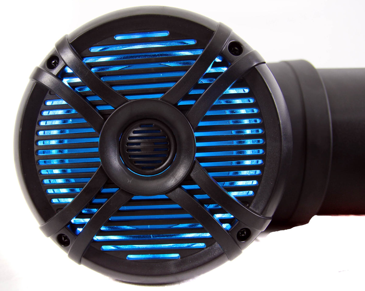 Q Power 500W Marine Bluetooth ATV Speaker System w/ Lights | QATV65BT-LED (Used)
