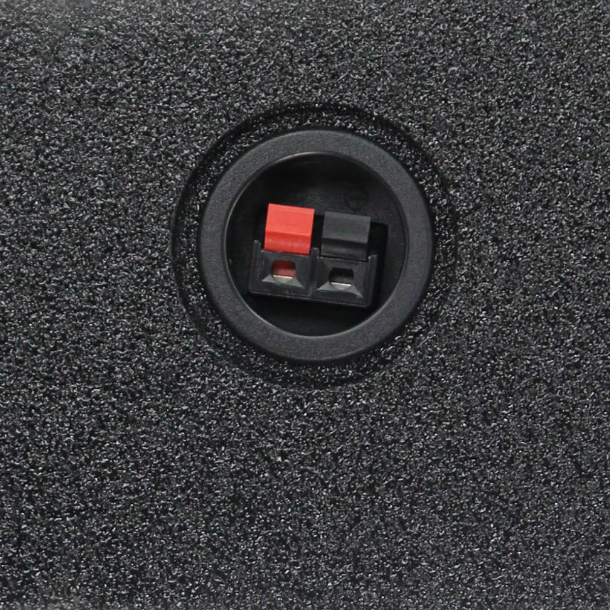 QPower Single 10 Inch Sub Enclosure, Universal Downfire/Behind Seat Speaker Box - VMInnovations