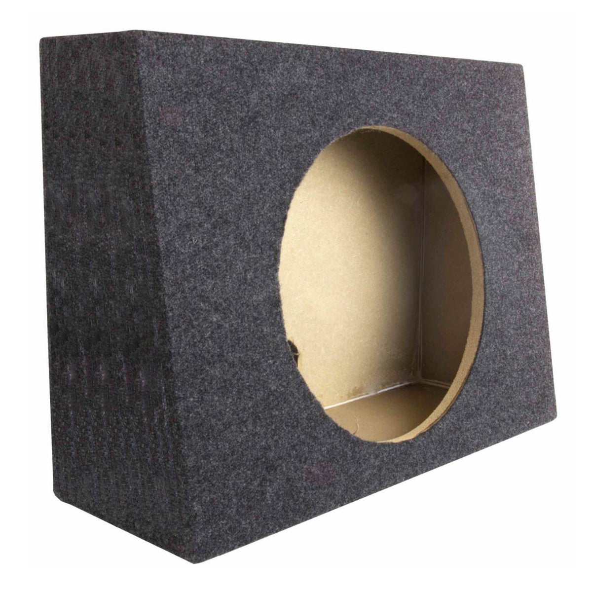 Q Power 12" Sealed Truck Slim Shallow Subwooofer Box Sub Enclosure (Open Box) - VMInnovations