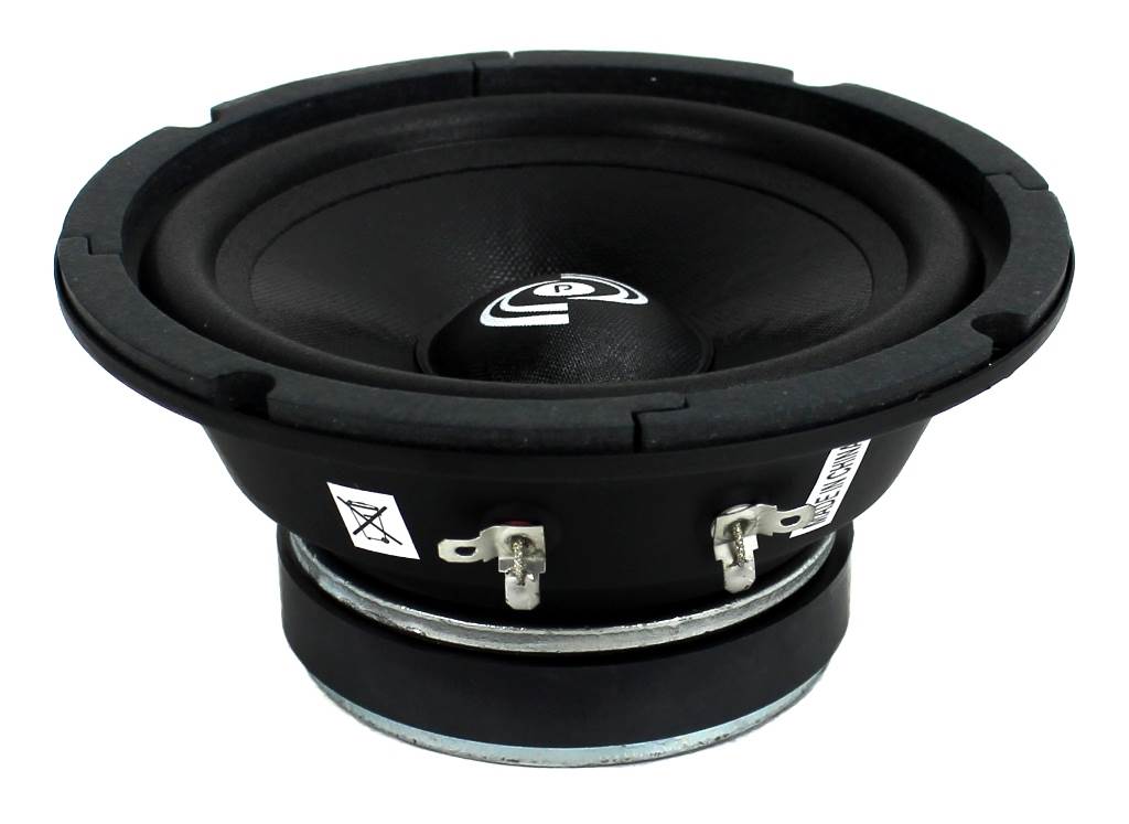 4) Pyle Pro 8 Inch 360 Watt 8-Ohm Black Driver Mid Range Audio Speakers | PDMR8 - VMInnovations