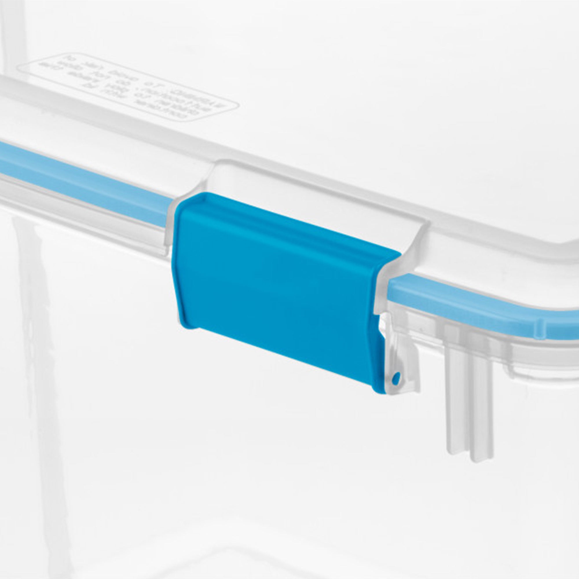 Sterilite 80-Qt Clear Plastic Stackable Storage Bin w/ Gasket Latch Lid, 8 Pack - VMInnovations