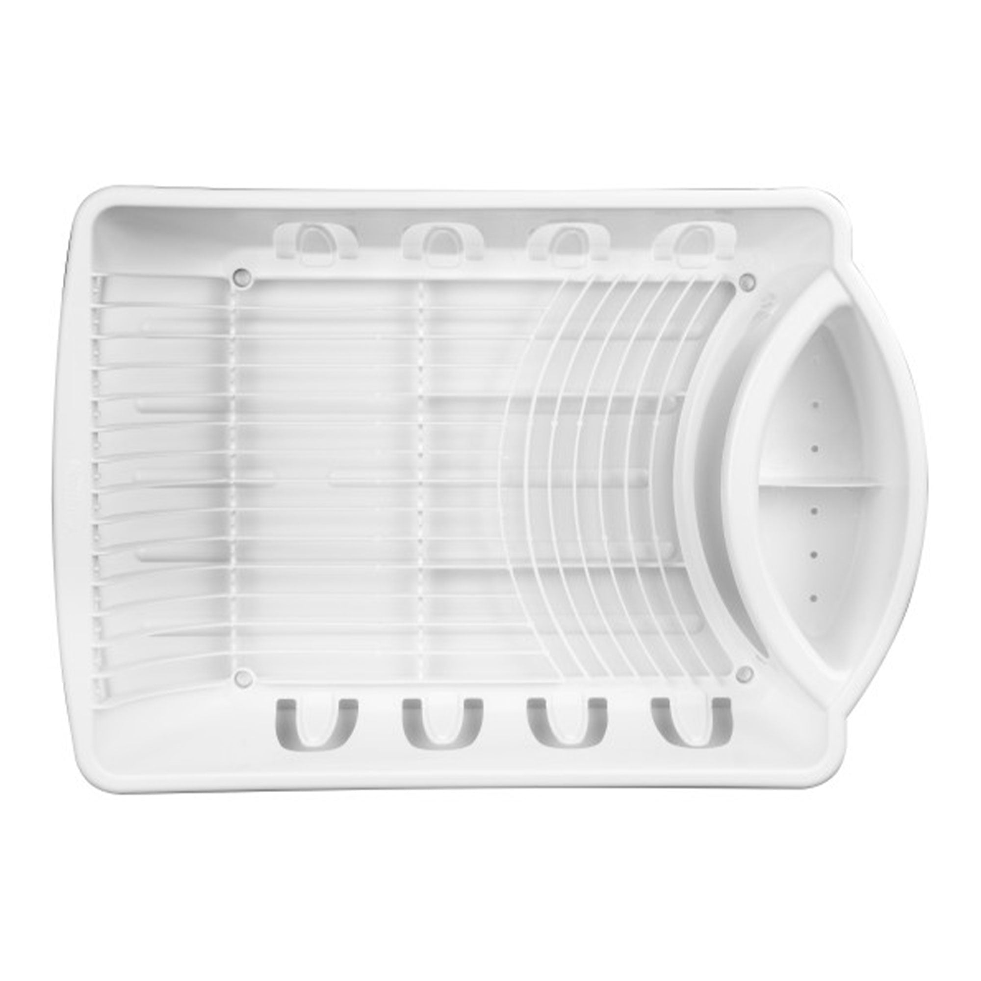 Sterilite Large 2-Piece Plastic Sink Set and Drain Board, White (Open Box)