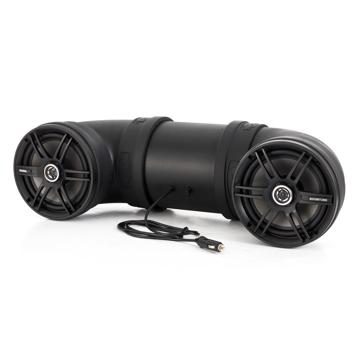 Soundstorm Dual 8" 700W ATV/Marine Amplified Tube Speaker+Bluetooth (2 Pack)