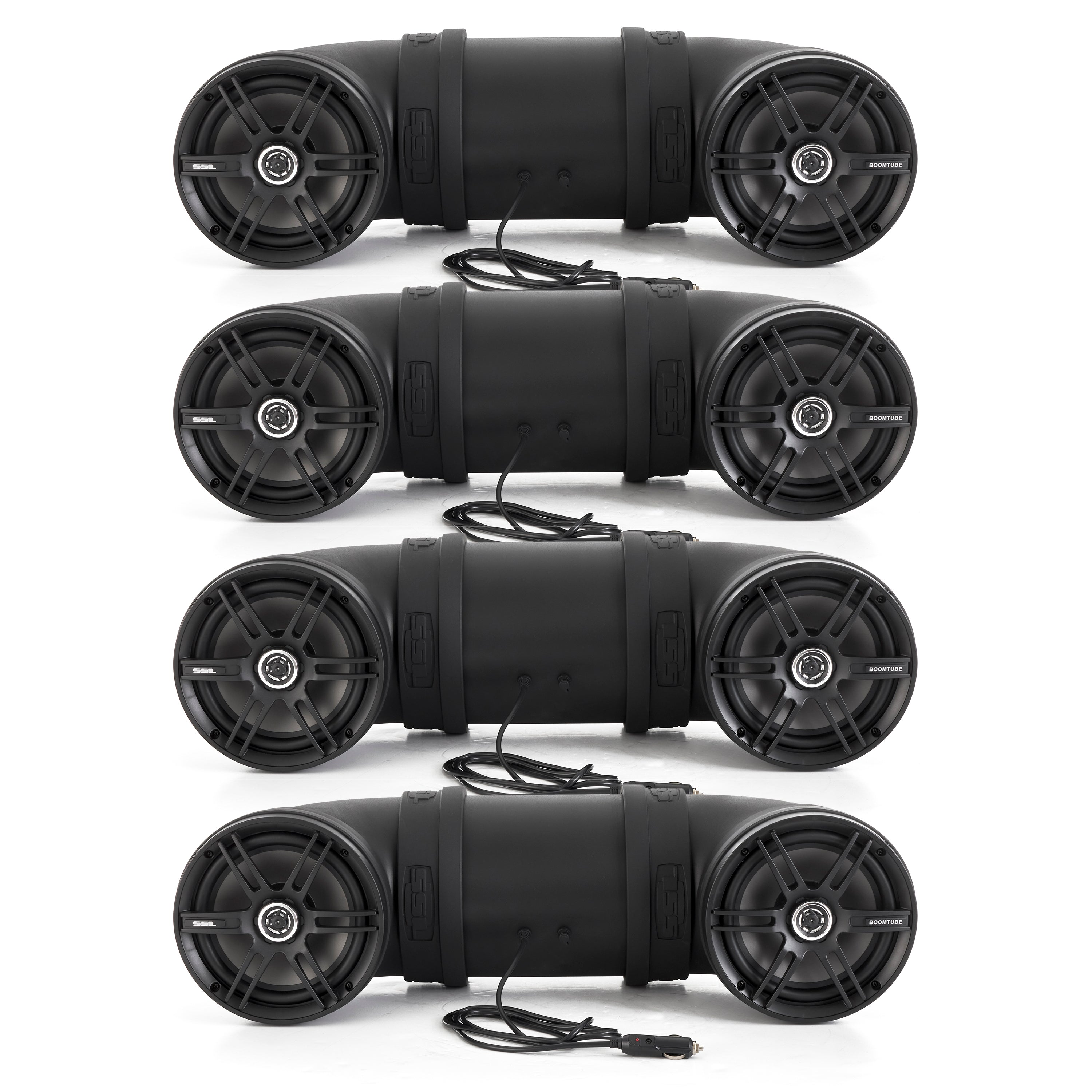 Soundstorm Dual 8" 700W ATV/Marine Amplified Tube Speaker, BTB8 (4 Pack)