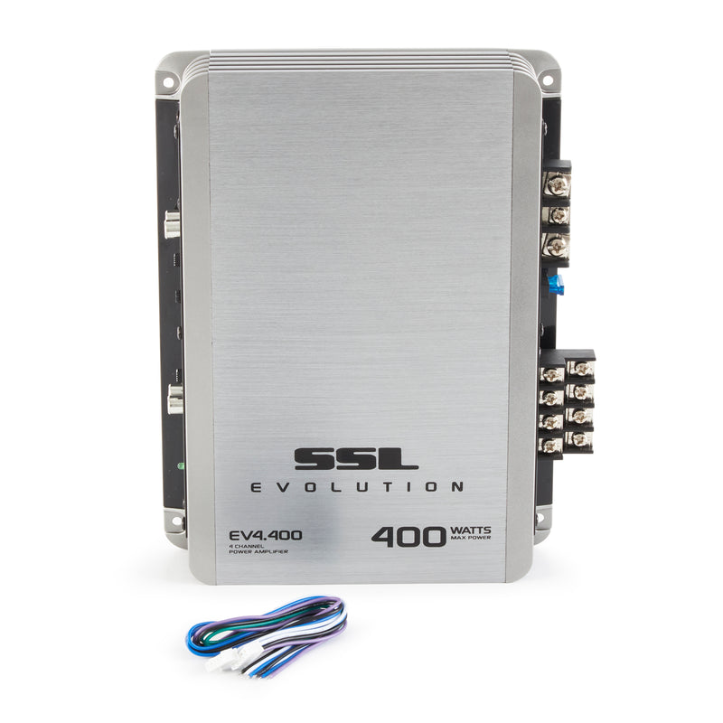Sound Storm Evolution 400 W 4-Channel Full Range Class A/B Amplifier (4 Pack)