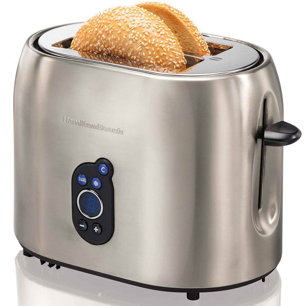 Hamilton Beach 2-Slice Stainless Steel Smudgeproof Digital Toaster | 22702