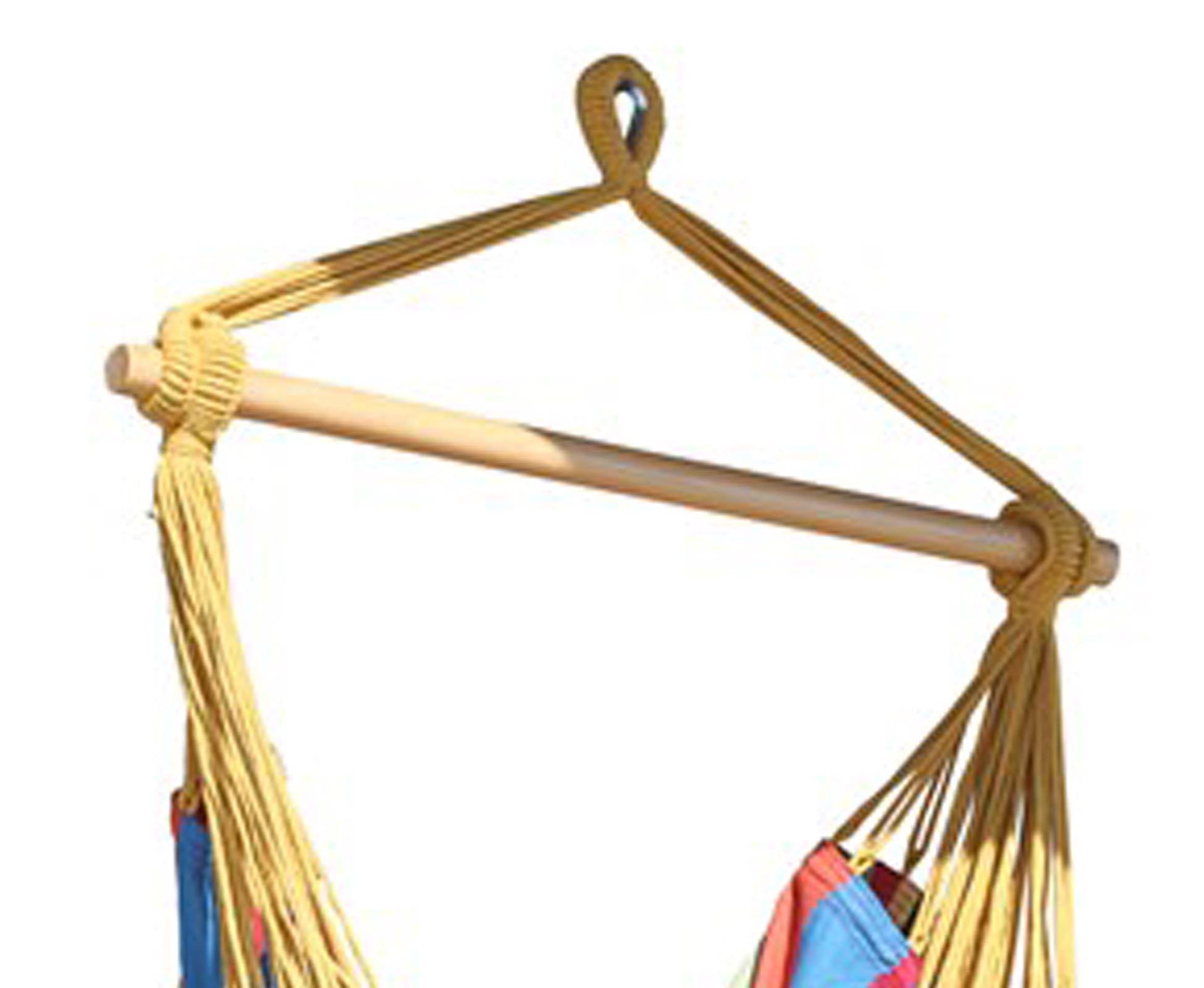 Vivere 250-Pound Capacity Tightly-Woven Brazilian Hammock Chair, Paradise | B523