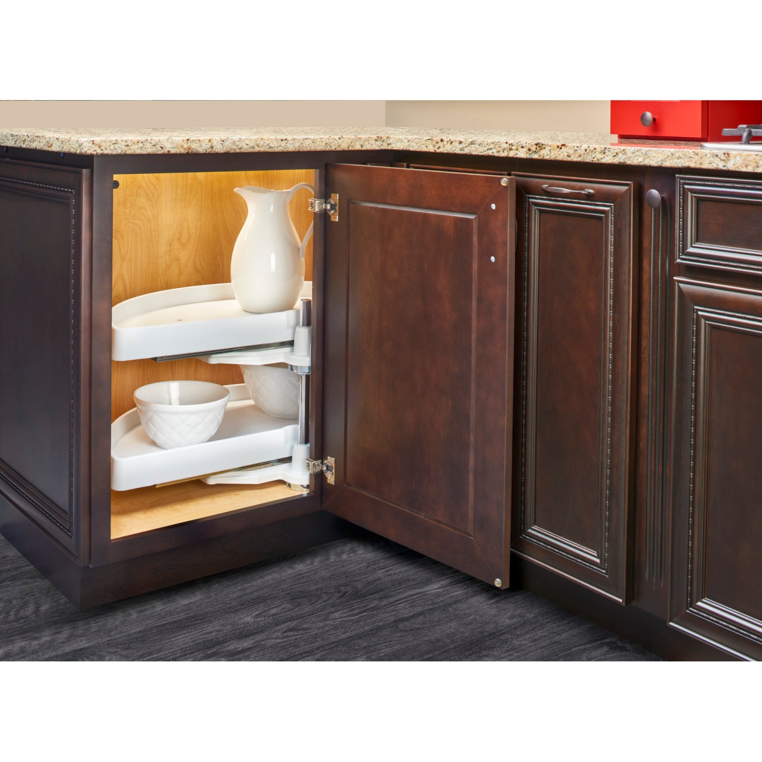 Rev-A-Shelf 6882-31-11-570 31" Half Moon Lazy Susan (Certified Refurbished) - VMInnovations