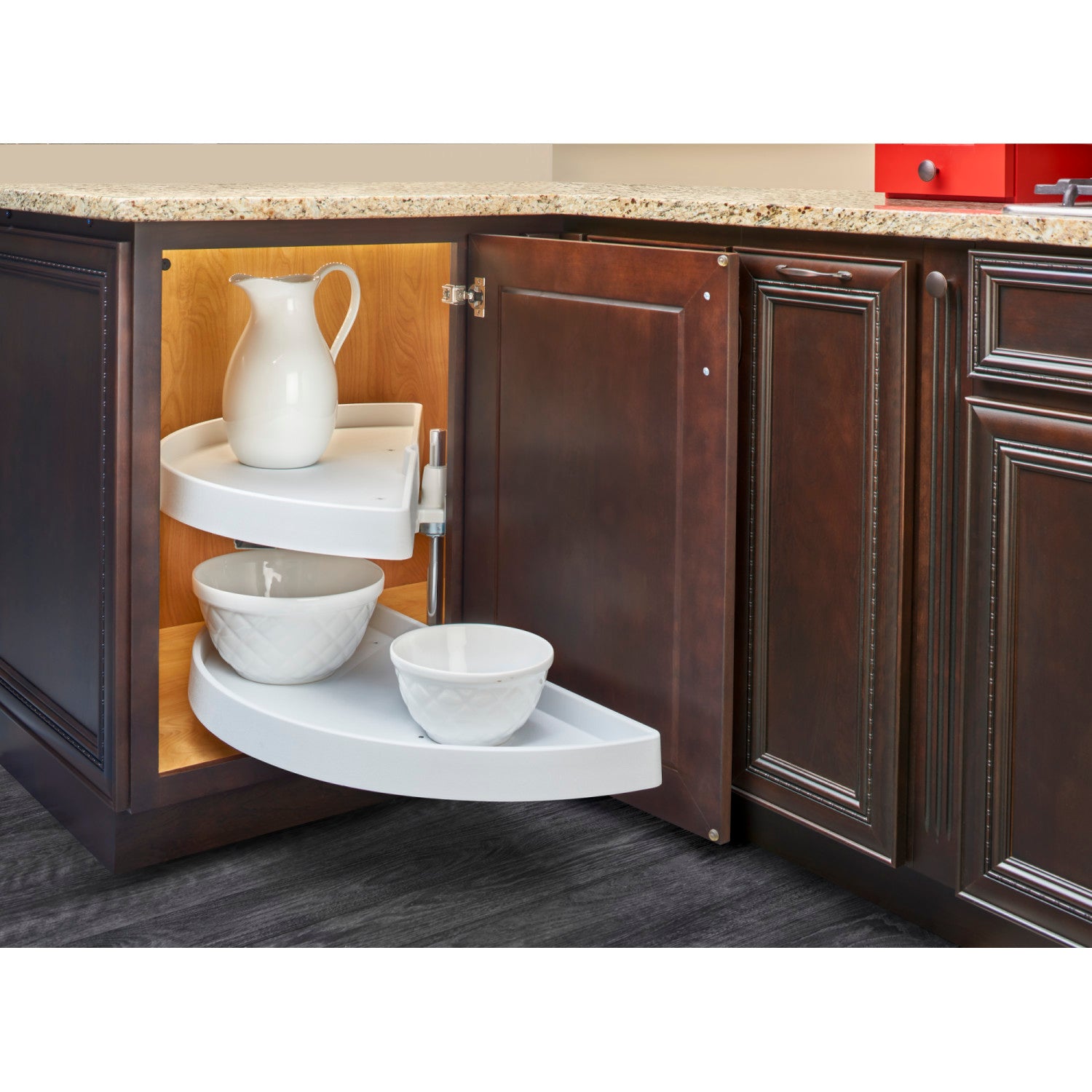 Rev-A-Shelf 6882-31-11-570 31" Half Moon Lazy Susan (Certified Refurbished) - VMInnovations