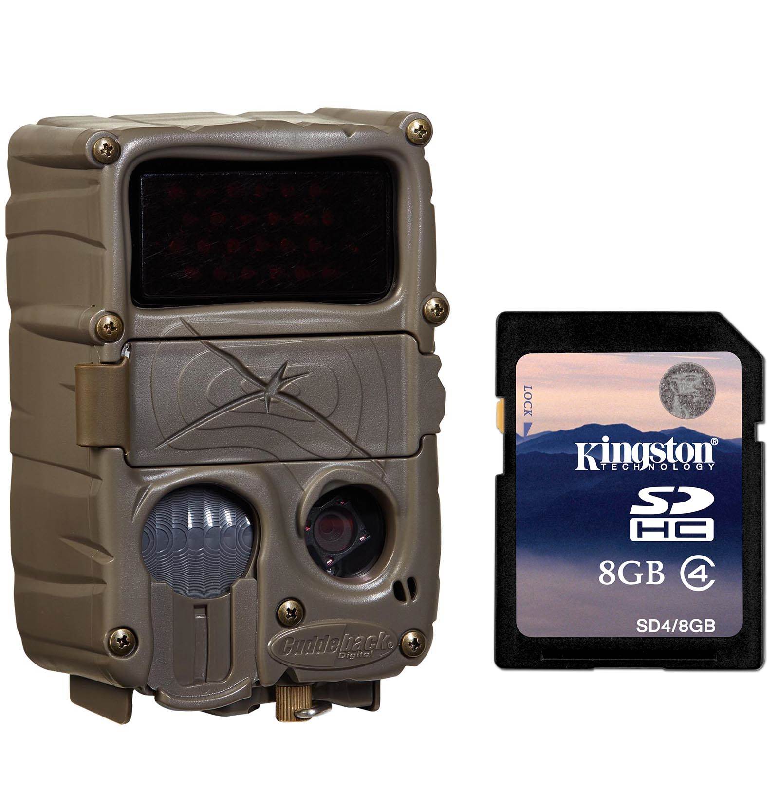 Cuddeback C3 No Glow 20MP Black Flash Xchange IR Trail Game Camera + 8GB SD Card