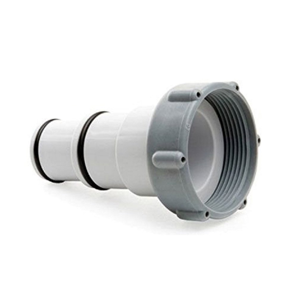 Intex Replacement Hose Adapter (Pair) & Intex Deluxe Wall-Mounted Pool Skimmer