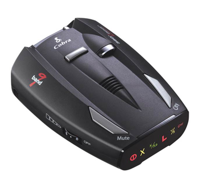 Cobra ESD-7100 9 Band 360° Police Car Radar Laser Detector w/ Traffic Alerts