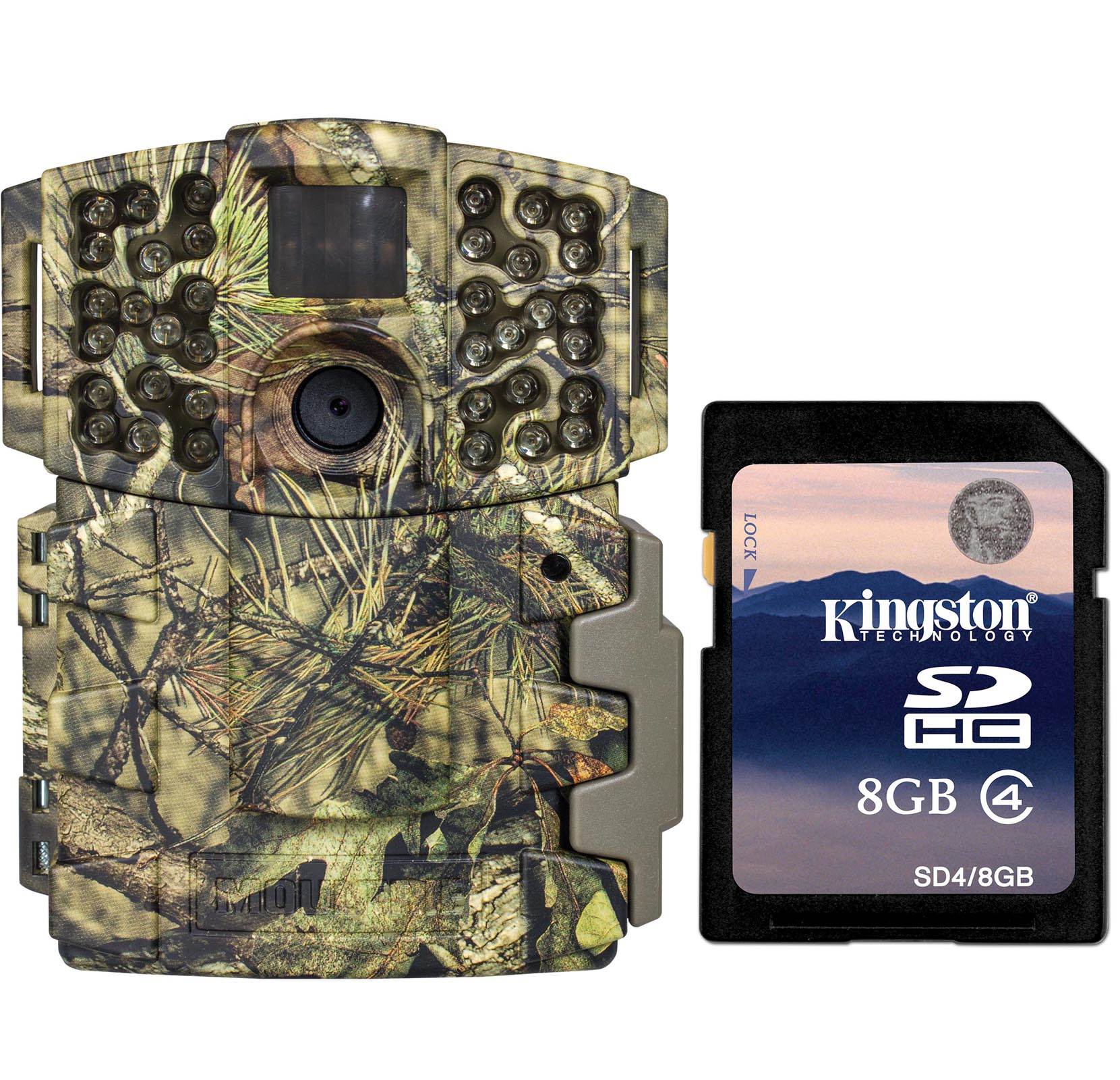 Moultrie No Glow Invisible 20MP Mini 999i Infrared Trail Game Camera w/ SD Card
