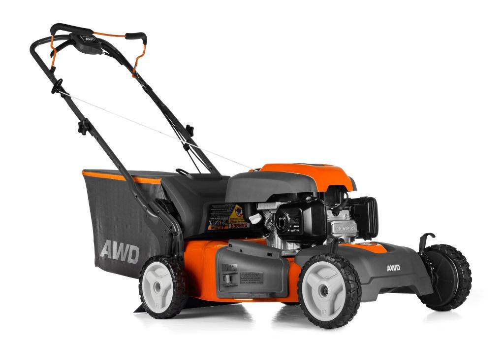 Husqvarna 190cc 22" Self-Propelled AWD 3-In-1 Gas Lawn Mower, Orange (Open Box)
