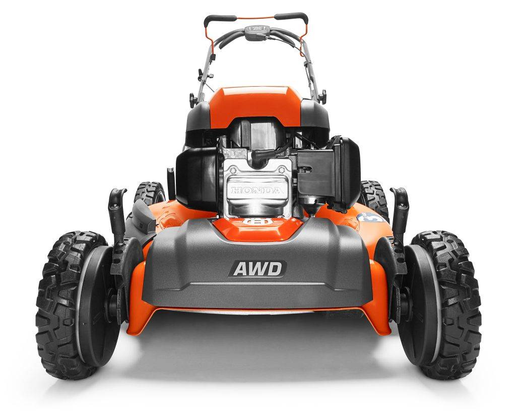 Husqvarna 190cc 22" Self-Propelled AWD 3-In-1 Gas Lawn Mower, Orange (Open Box)