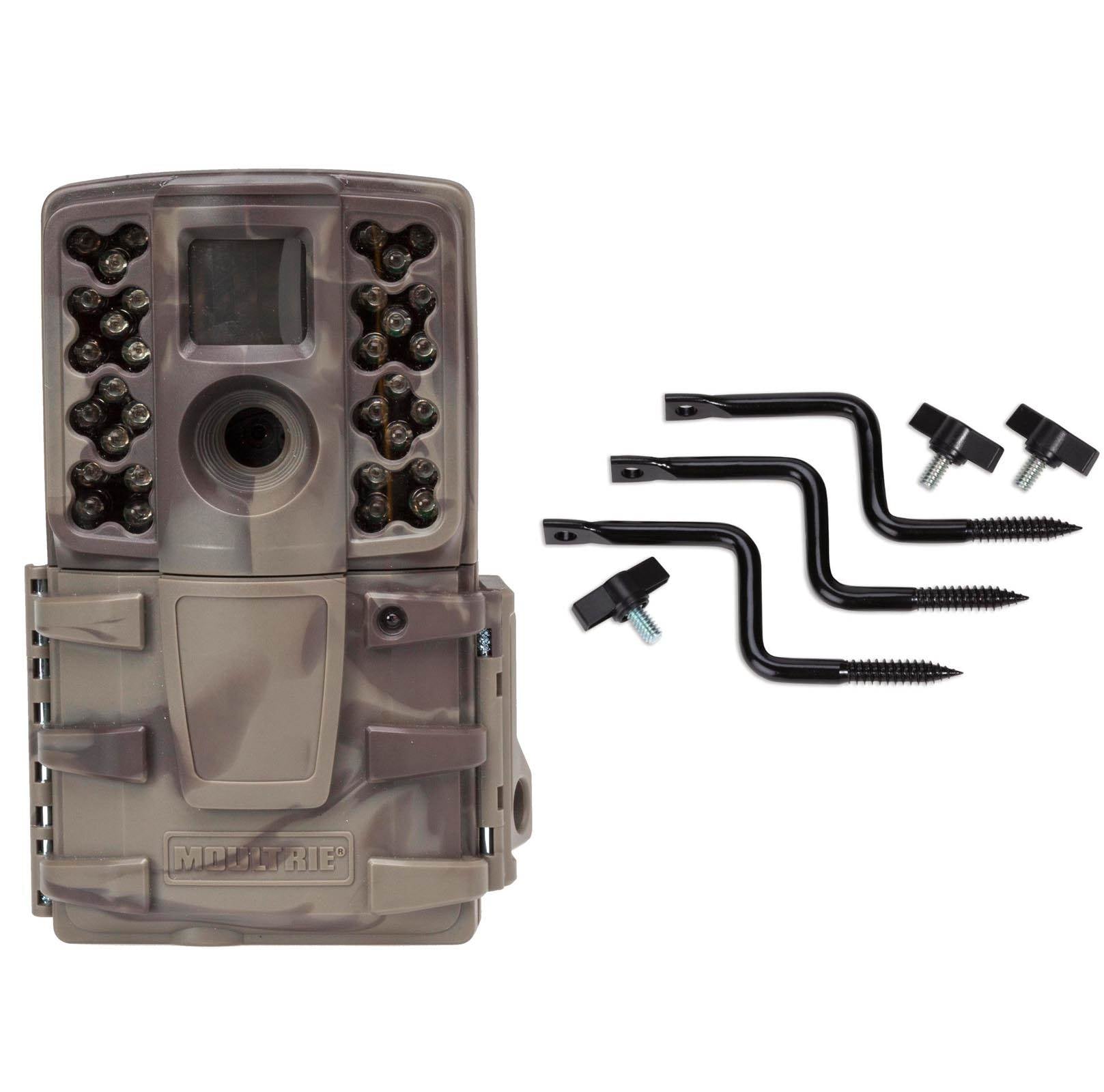 Moultrie No Glow Invisible 12 MP Mini A20i IR Trail Game Camera + EZ Tree Mount