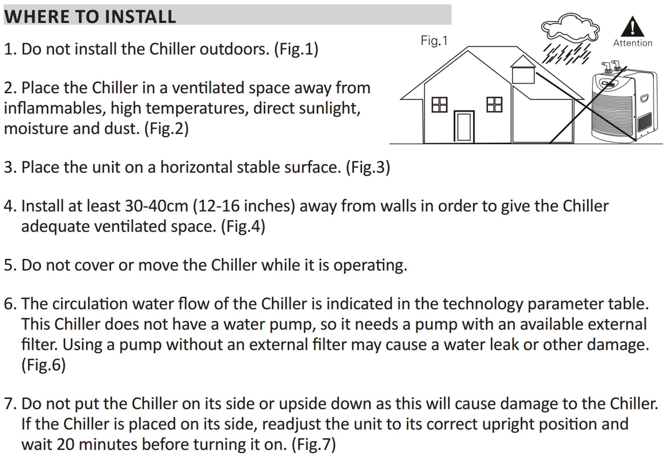 Hydrofarm Active Aqua Freon-Free 0.5 HP Chiller (Refurbished) | For Parts