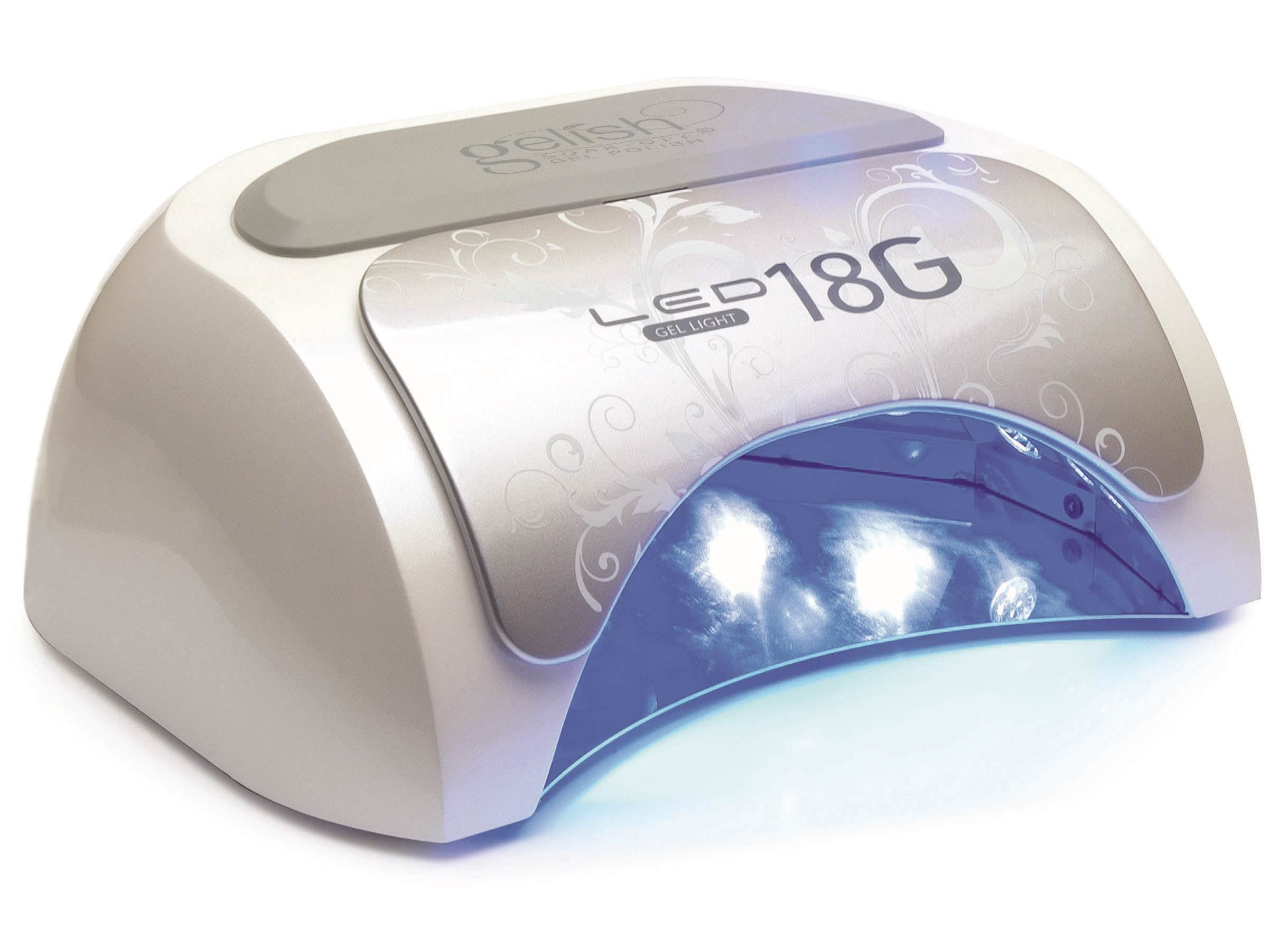 Gelish 18G Gel LED Nail Polish Curing Light + Fantastic Four Gel Polish Prep Kit - VMInnovations