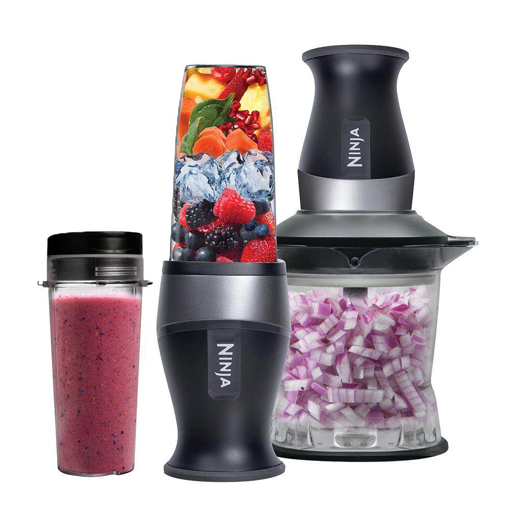 Ninja 2-in-1 700-Watt Blender/Processor | QB3005 (Certified Refurbished)(Used)