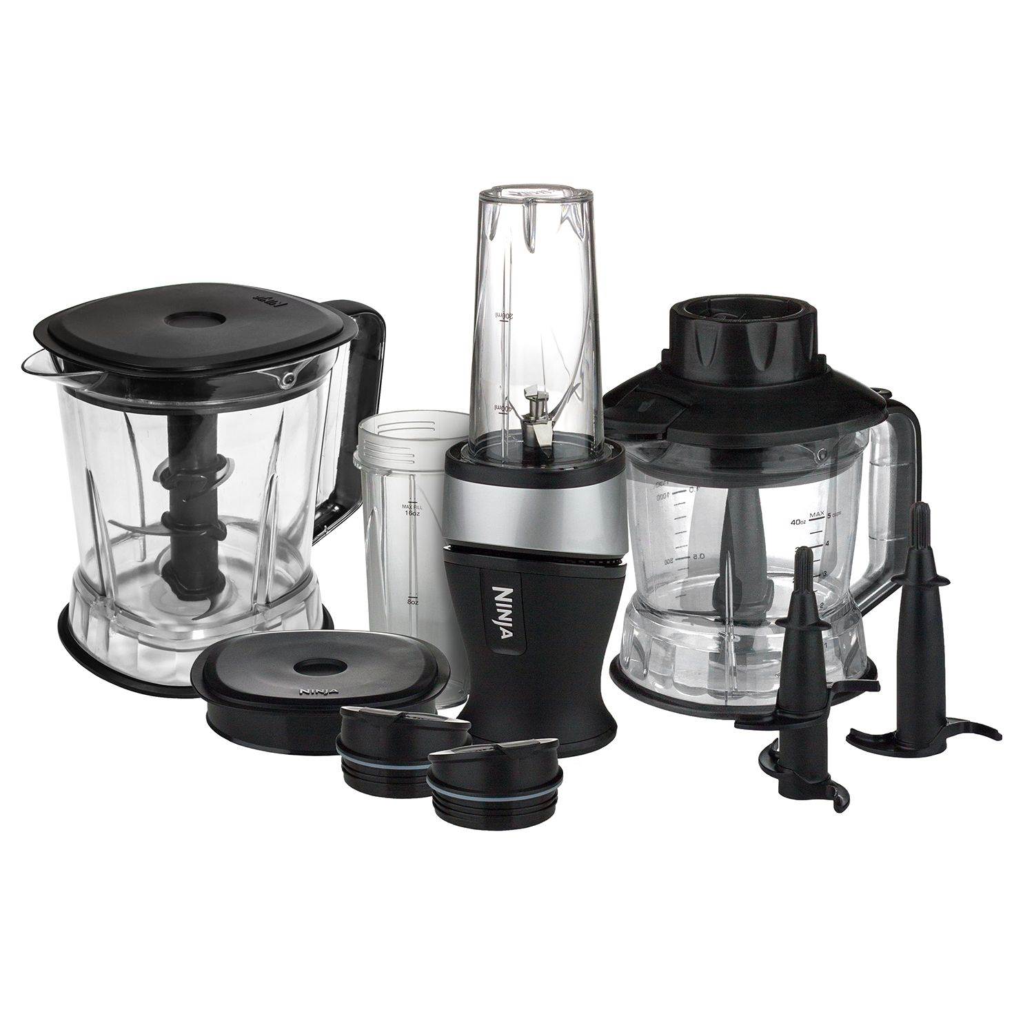 Ninja 2-in-1 700-Watt Blender/Processor | QB3005 (Certified Refurbished)(Used)