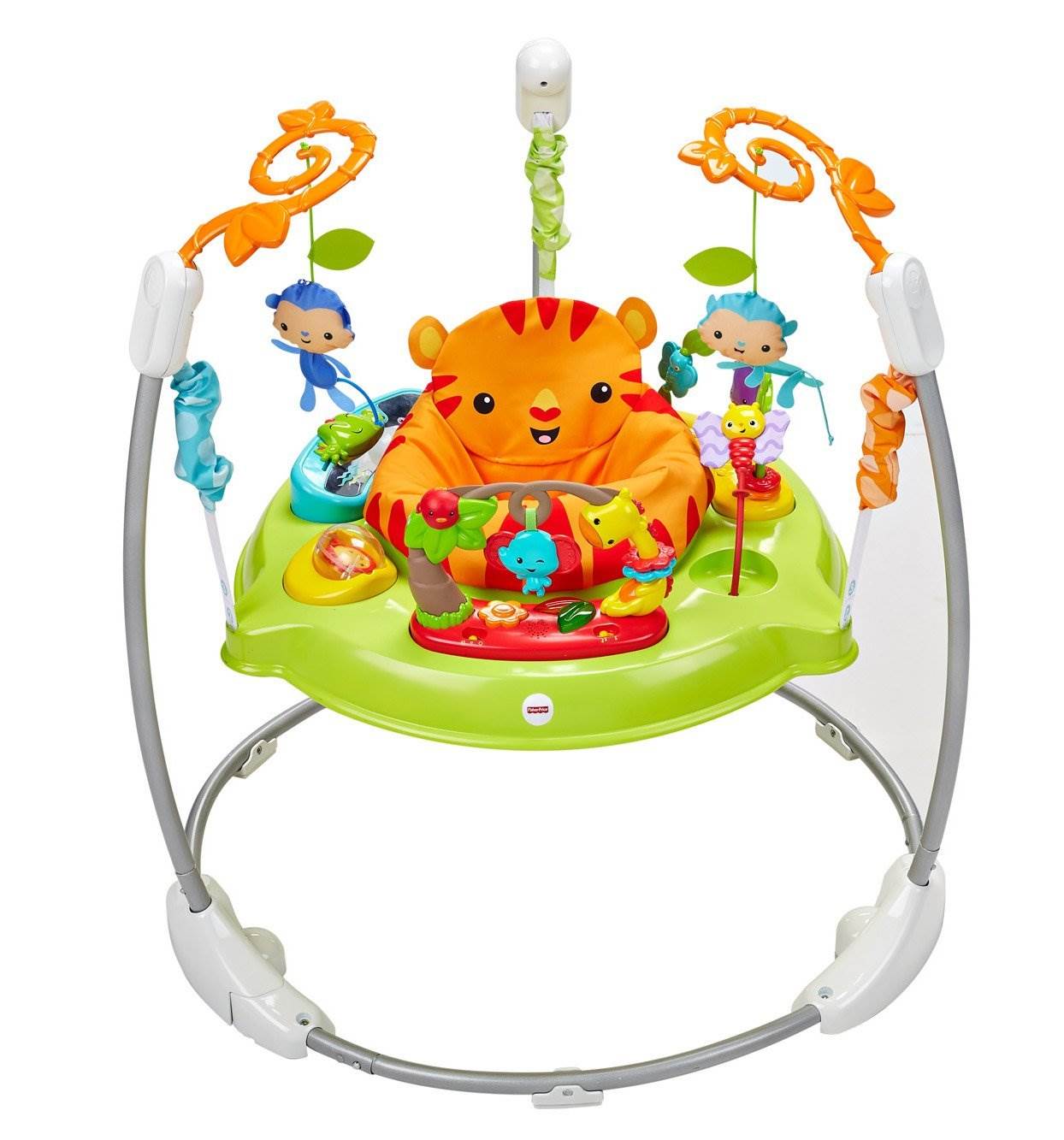 Fisher Price Roarin' Rainforest Colorful Spinning Jumperoo Entertainer | CBV63