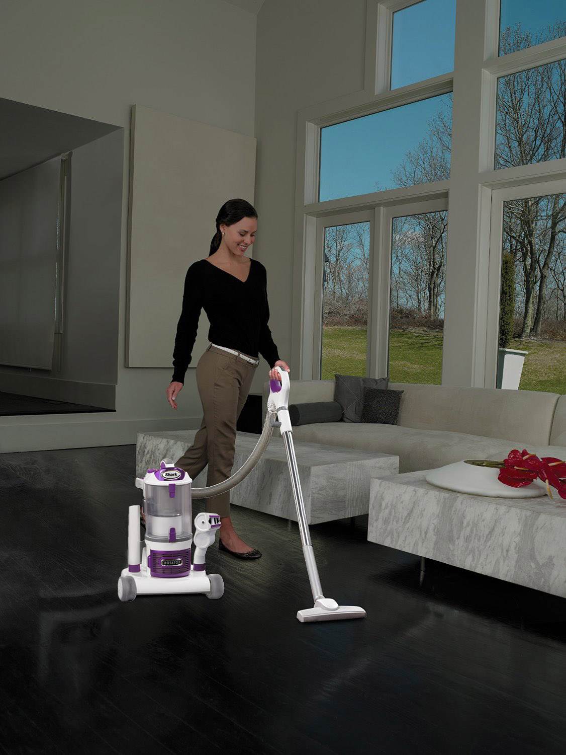 Shark Rotator Pro Slim-Light Lift-Away Purple Vacuum NV341 (Open Box)