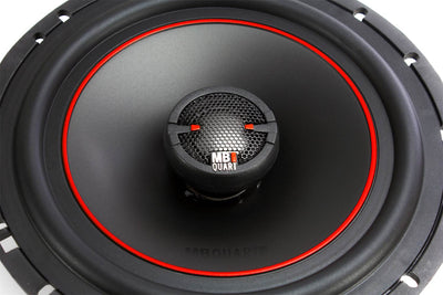4) MB Quart X-Line 80 Watt 6.5 Inch Coaxial Car Audio Speakers Pair | XK1-116