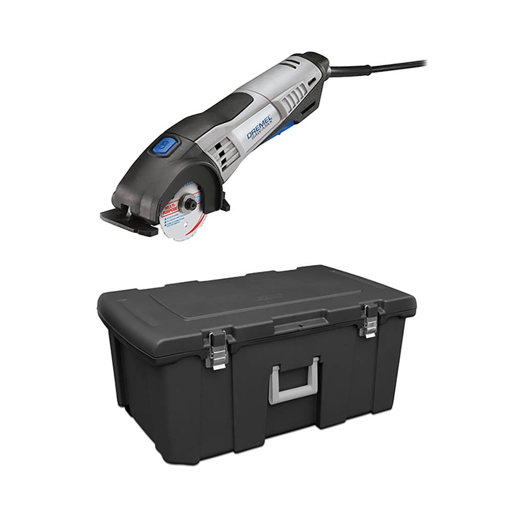 Dremel Saw-Max 6-Amp Saw/Cutting Tool (Refurb) + Sterilite 16-Gallon Toolbox