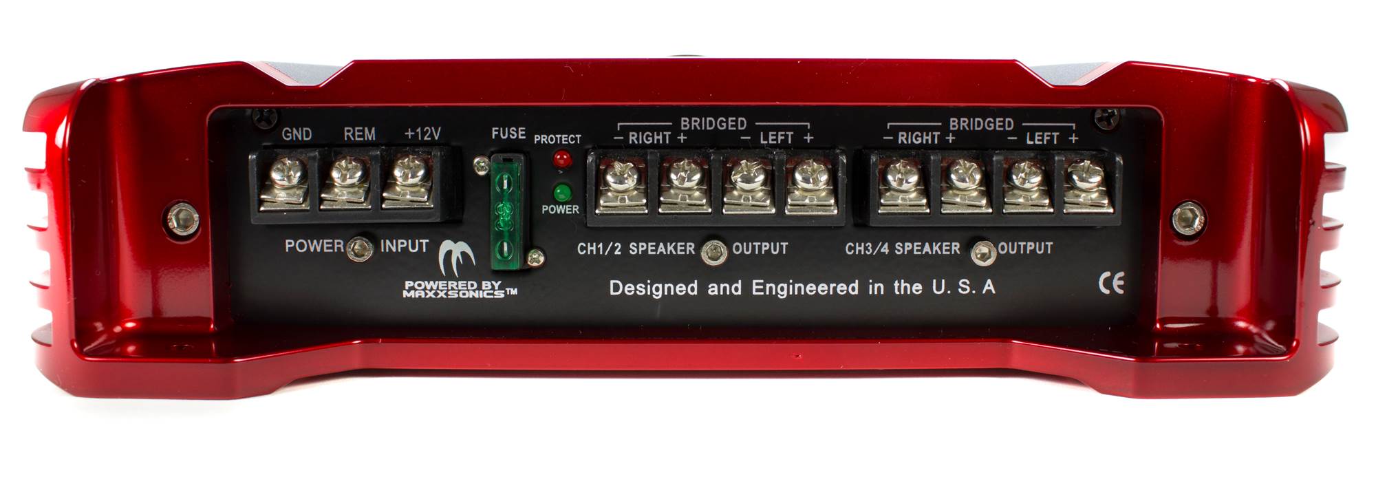 Crunch PZX1200.4 1200 Watt 4 Channel Car Amplifier Power Stereo Amp + Wiring Kit