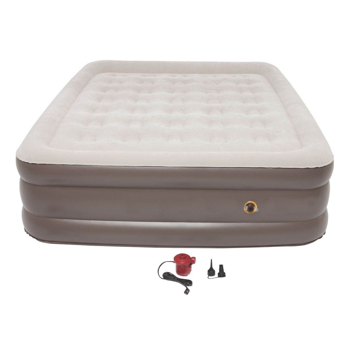 Coleman Queen Supportrest Plus PillowStop Double-High Air Bed/Pump (Open Box)