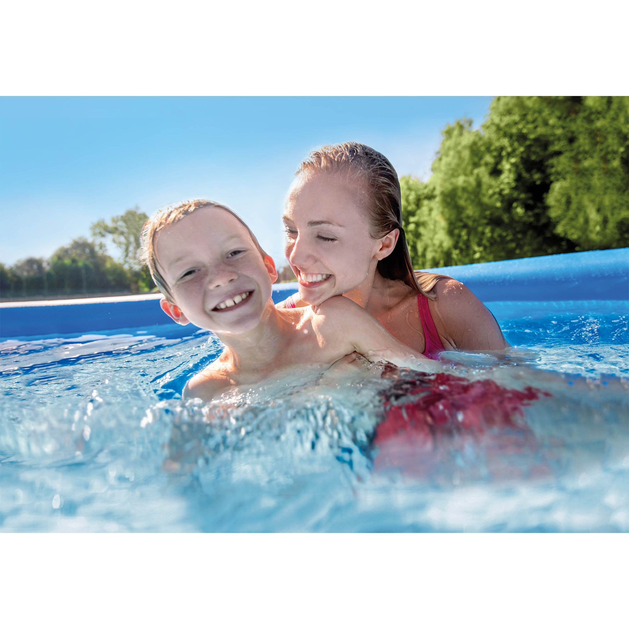 Intex 12ft x 30in Easy Set Above Ground Pool with Filter Pump & Automatic Vacuum - VMInnovations