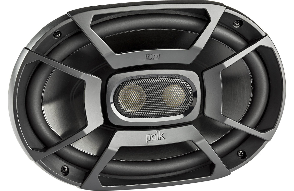 Polk 450 Watt 3-Way Car/Boat Coaxial Stereo Audio Speakers Marine DB692 (2 Pack) - VMInnovations