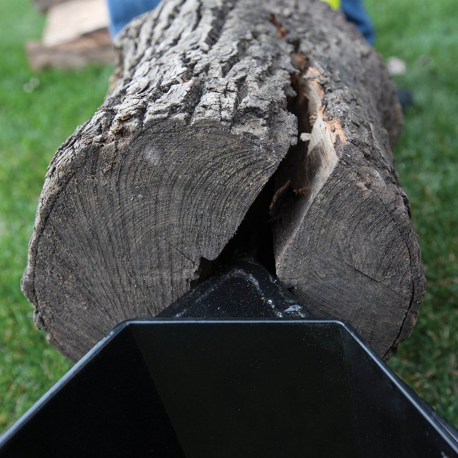 Sun Joe Hydraulic Steel Beam Log Splitter, 10 Ton Capacity, Green (Used) - VMInnovations