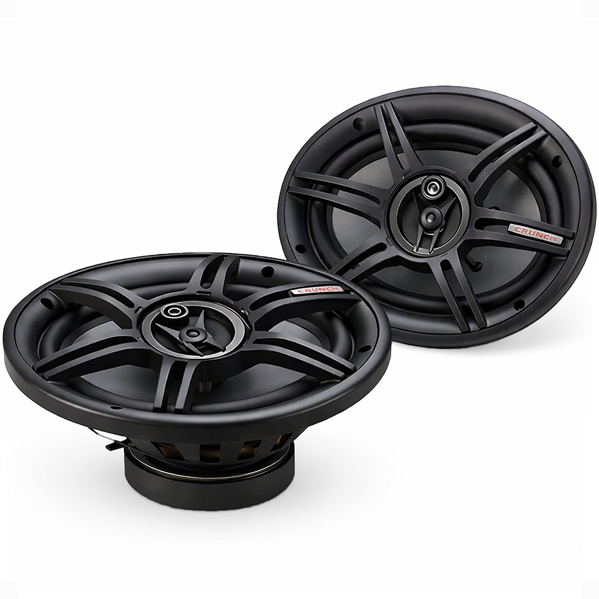 Crunch 400 Watts 6 x 9 Inches 3-Way 4-Ohm Coaxial CS Speakers, Black (Used)